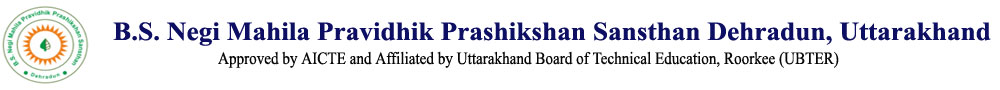  B.S. Negi Mahila Pravidhik Prashikshan Sansthan Dehradun, Uttarakhand